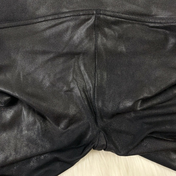 Spanx Petite Small Black Faux Leather Legging - Picture 9 of 11
